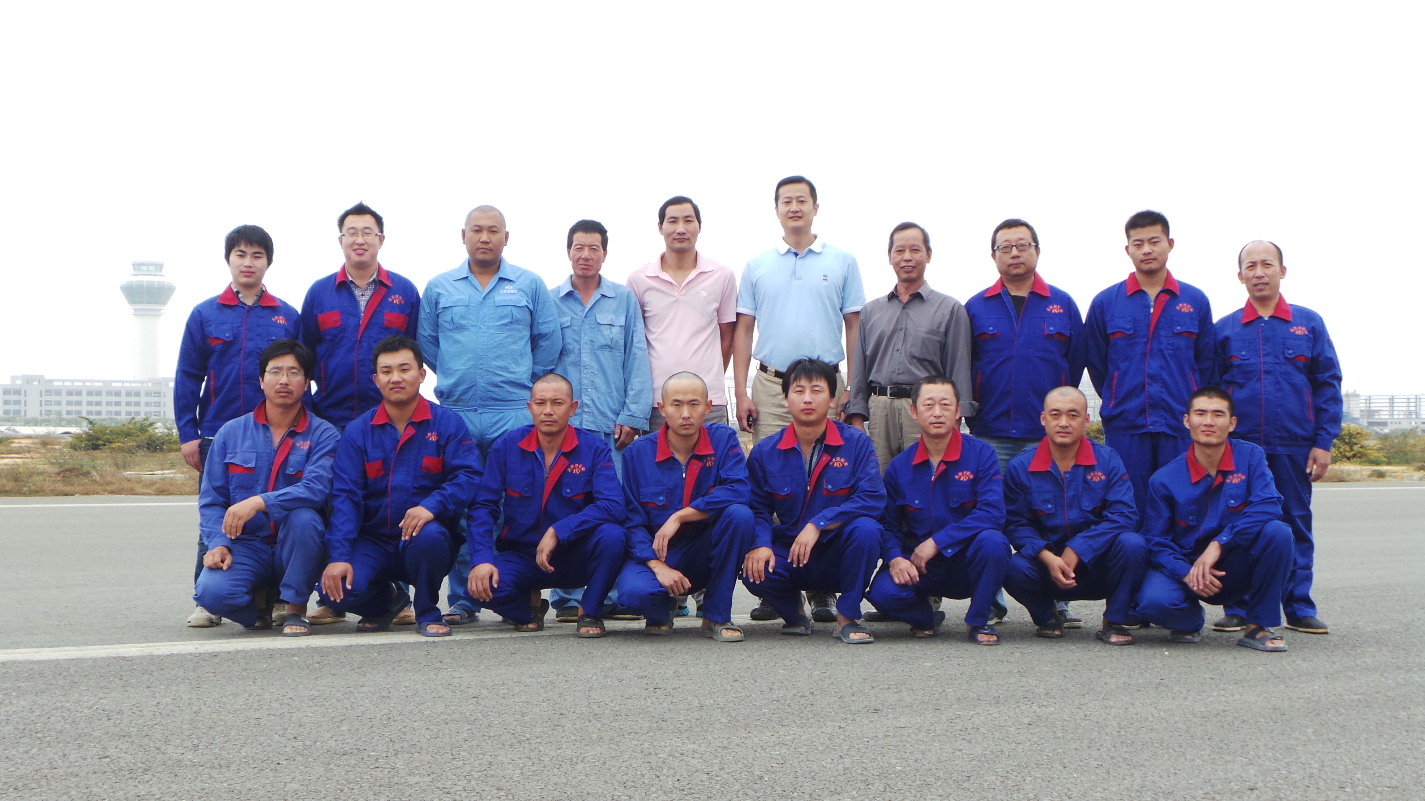 Group photo of Angola project department