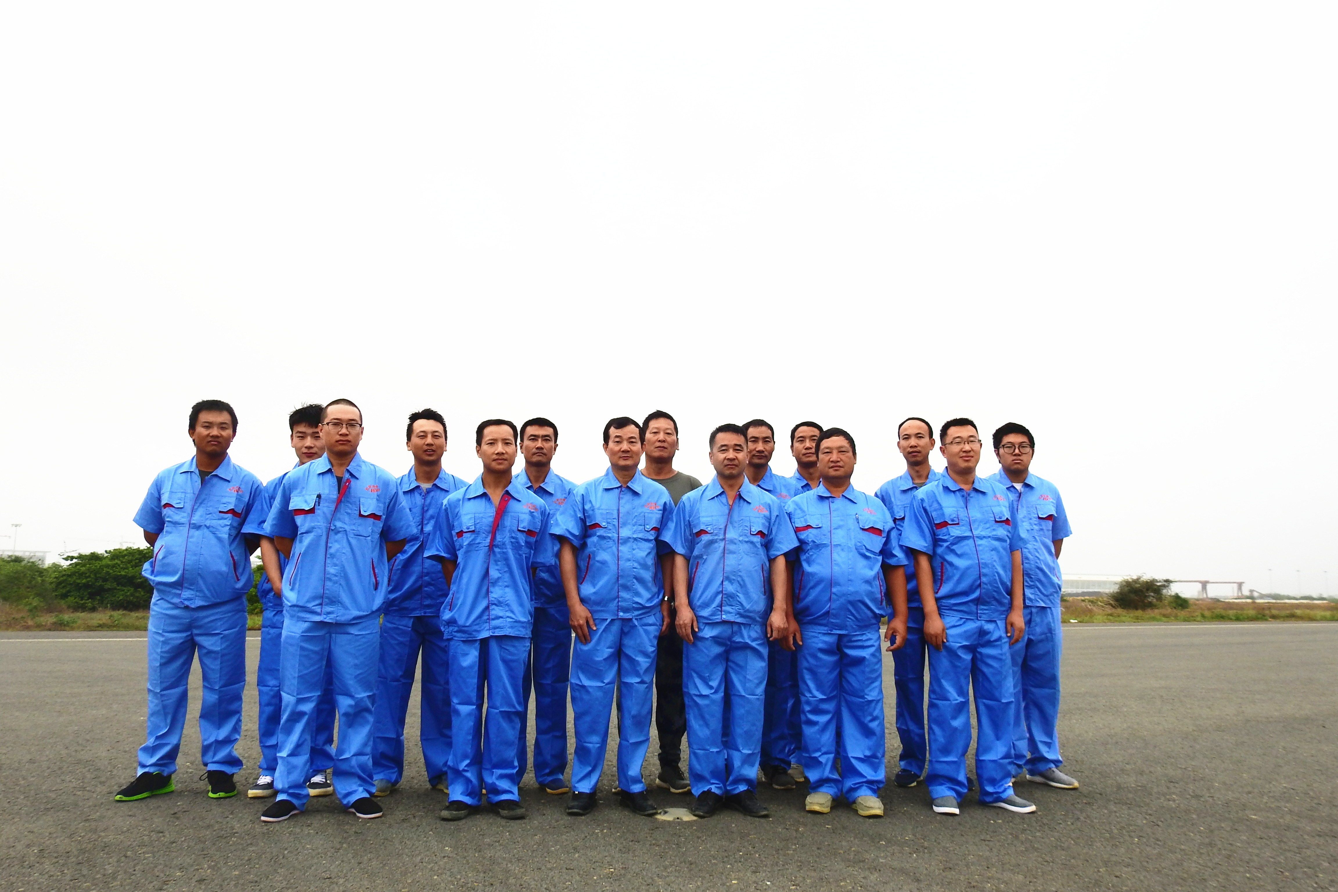 Group photo of Luanda project department